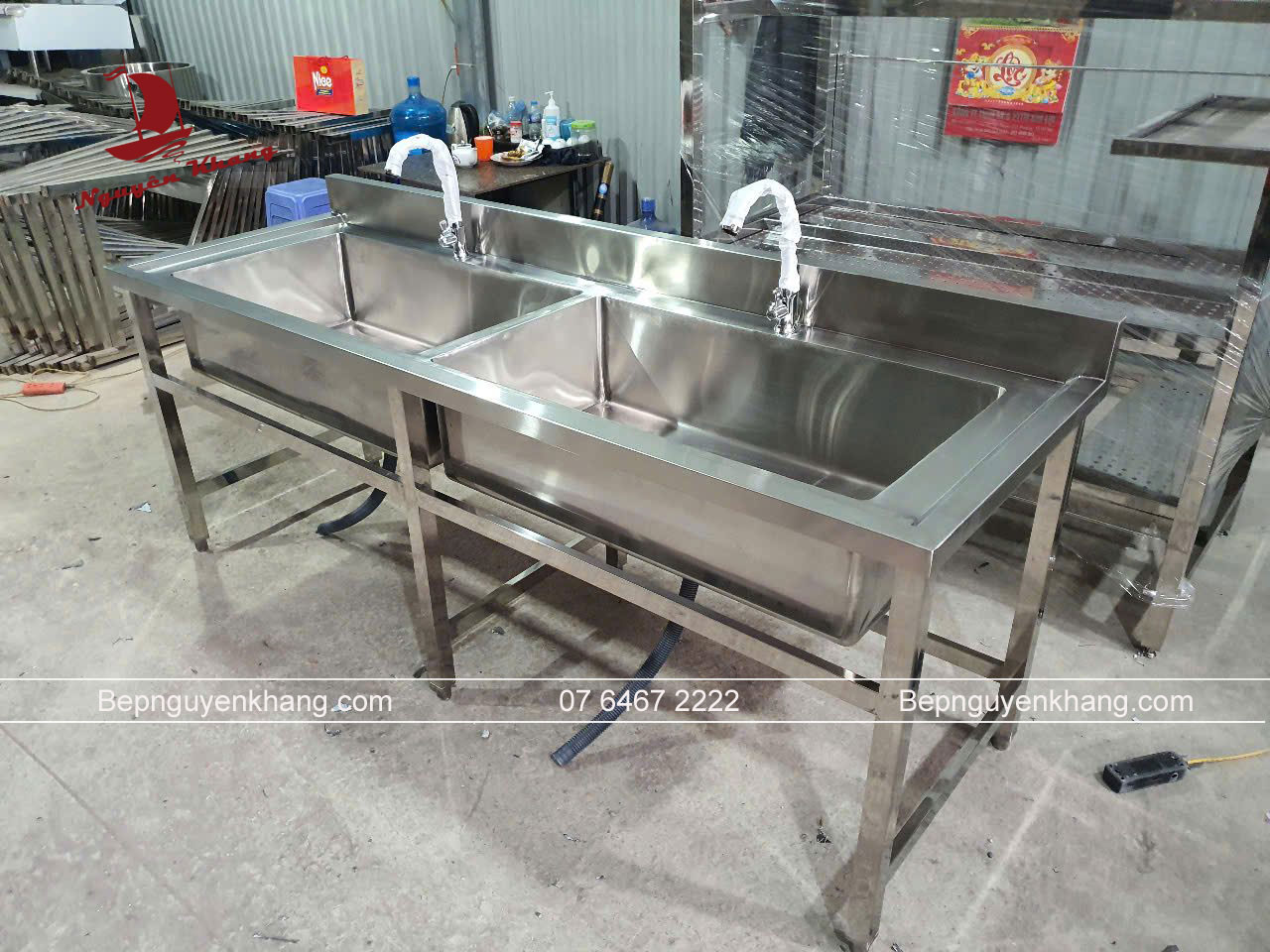 Chậu Rửa Inox Công Nghiệp