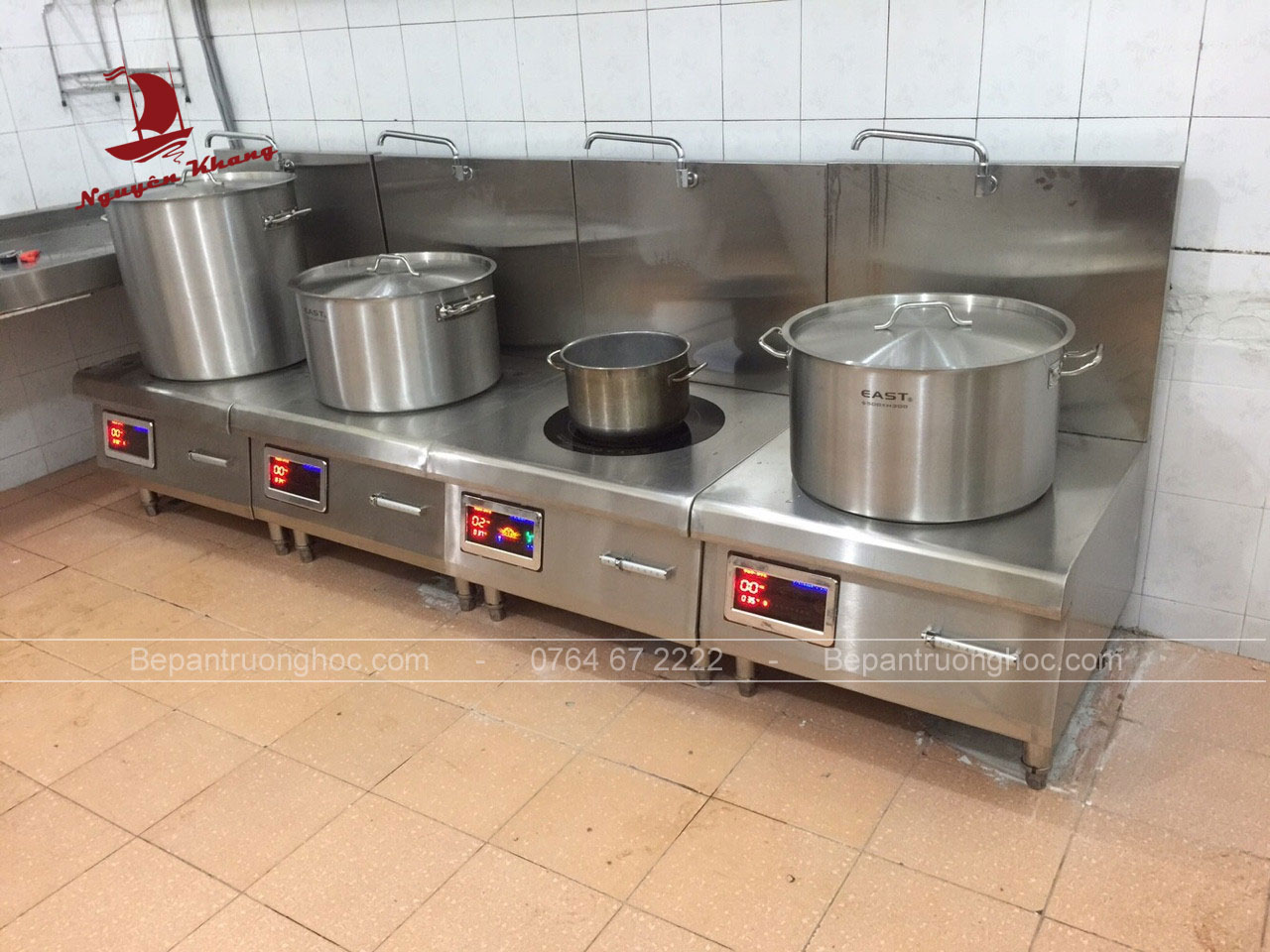 Thiết kế & Thi công bếp ăn trường học tại Hưng Yên
