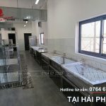 Thiết kế & Thi công bếp ăn trường học tại Hải Phòng