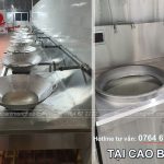 Thiết kế & Thi công bếp ăn trường học tại Cao Bằng