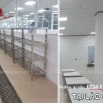 Thiết kế & Thi công bếp ăn trường học tại Lào Cai