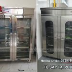 Tủ sấy bát đĩa công nghiệp cho trường học tại Phú Thọ
